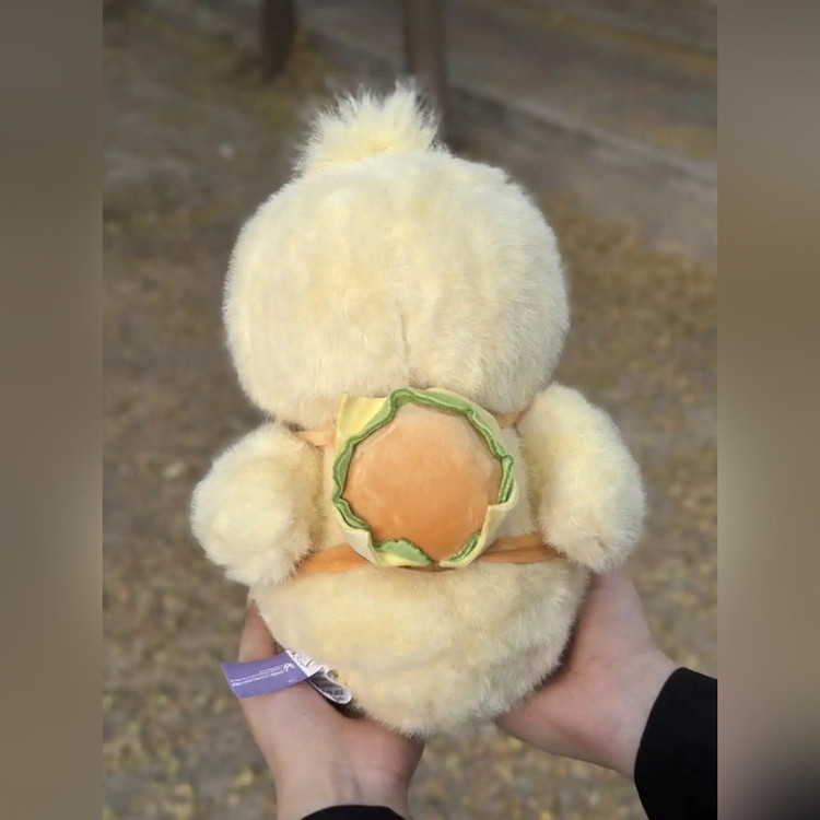 عروسک پولیشی مدل جوجه کوله همبرگری کد 02 ارتفاع 30 سانتی متر