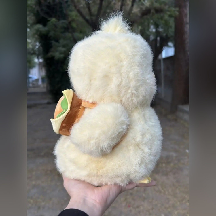عروسک پولیشی مدل جوجه کوله همبرگری کد 02 ارتفاع 30 سانتی متر