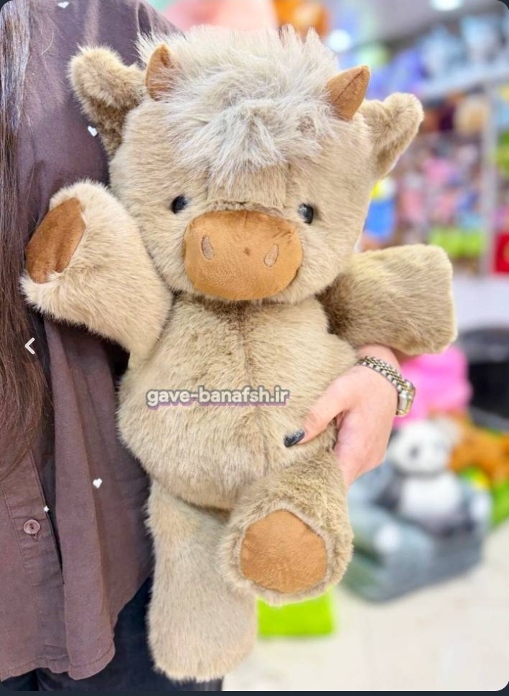 عروسک گاو دونده اورجینال ارتفاع 50 سانتی متری - روشن