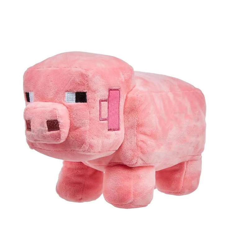 عروسک مدل خوک ماینکرافت کد JIM110 طول 25 سانتیمتر