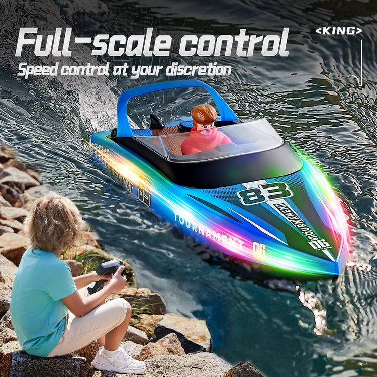 قایق بازی کنترلی مدل سرنشین دار طرح SPEED