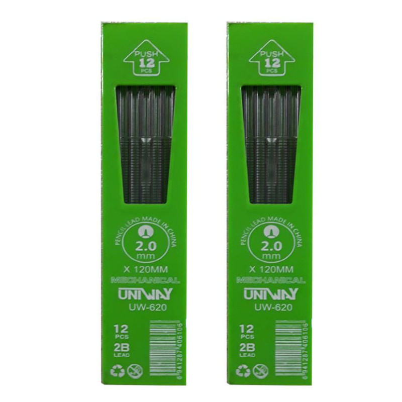 نوک مداد نوکی 2 میلی متری یونی وی مدل UW-620 بسته 2 عددی