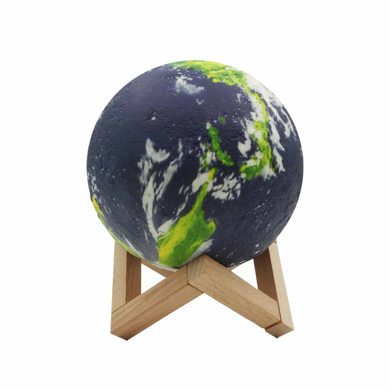 چراغ خواب طرح کره ماه مدل 3D Moon کد 003