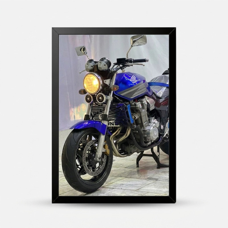 تابلو بکلیت طرح موتور سنگین هوندا سی بی HONDA CB1300 مدل B-po2014 فریم مشکی