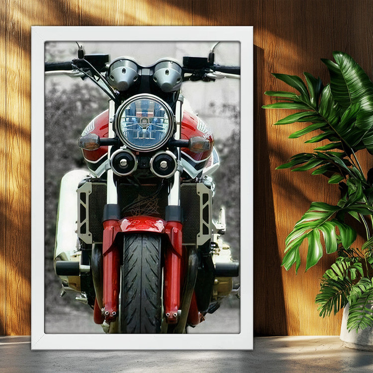 تابلو بکلیت طرح موتور سنگین هوندا سی بی HONDA CB1300 مدل W-po1962 فریم سفید