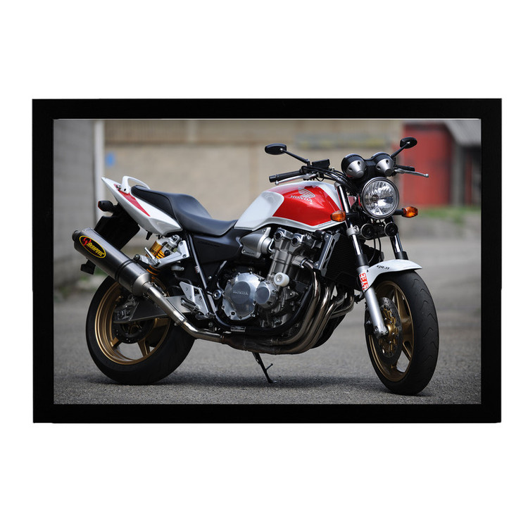 تابلو نوری بکلیت طرح موتور سنگین HONDA CB1300 مدل B-po1520 فریم مشکی