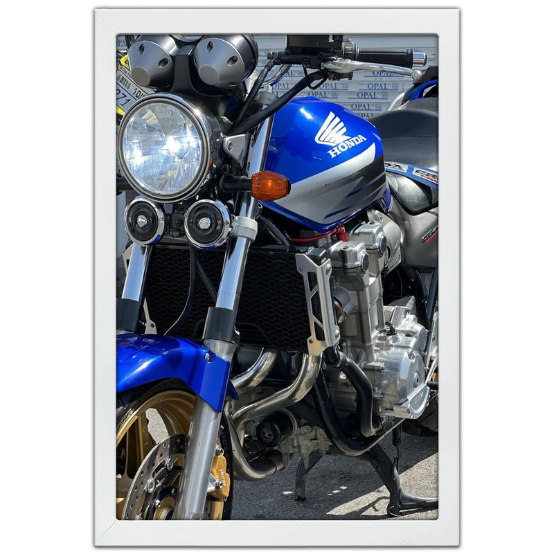 تابلو بکلیت طرح موتور سنگین هوندا سی بی HONDA CB1300 مدل W-po2001 فریم سفید