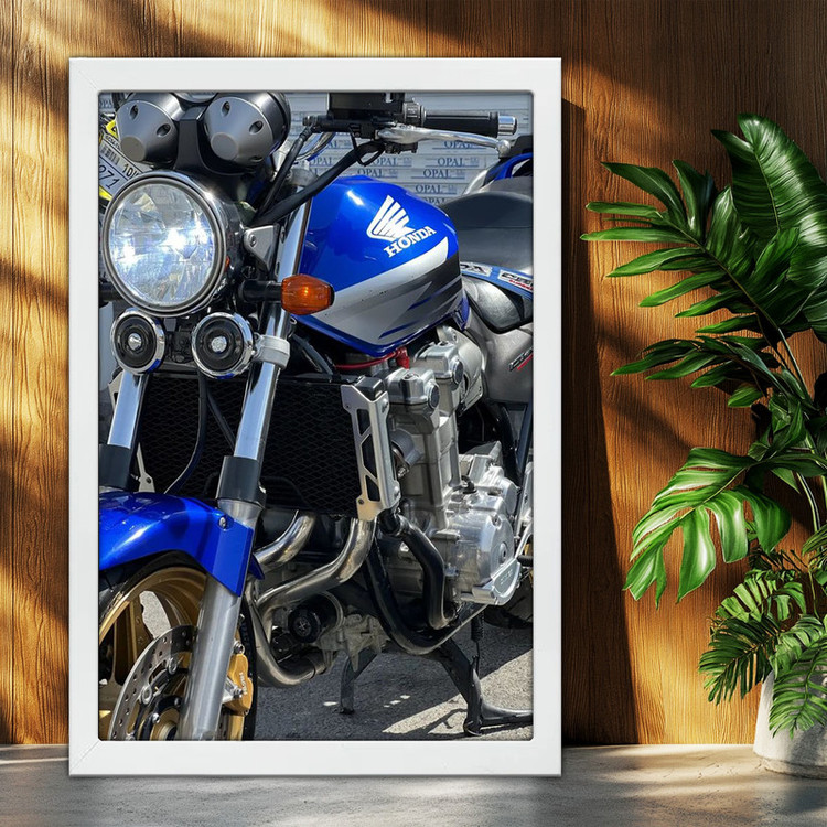 تابلو بکلیت طرح موتور سنگین هوندا سی بی HONDA CB1300 مدل W-po2001 فریم سفید