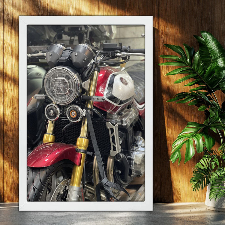 تابلو بکلیت طرح موتور سنگین هوندا سی بی HONDA CB1300 مدل W-po1979 فریم سفید