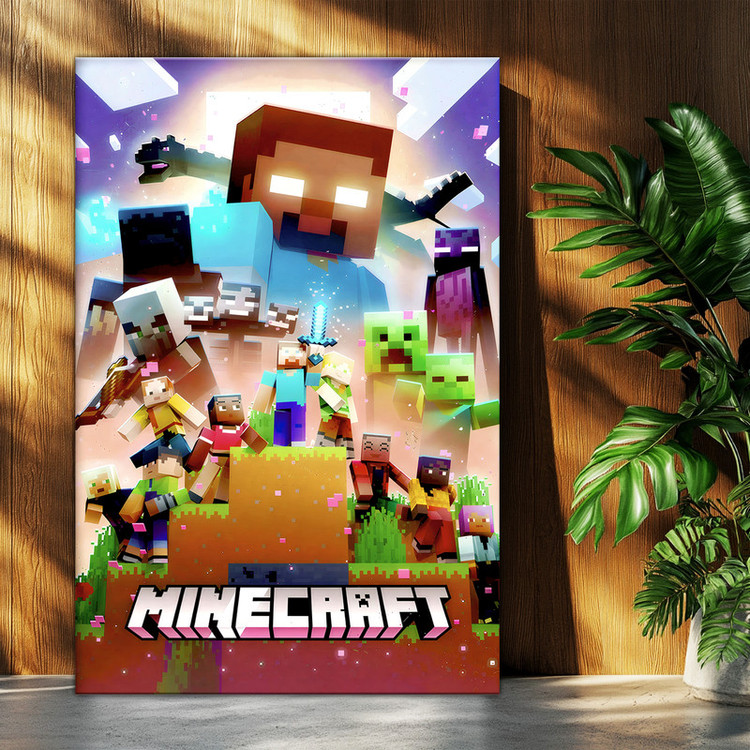 تابلو شاسی بکلیت طرح گیمینگ ماینکرفت Minecraft مدل T-po2052