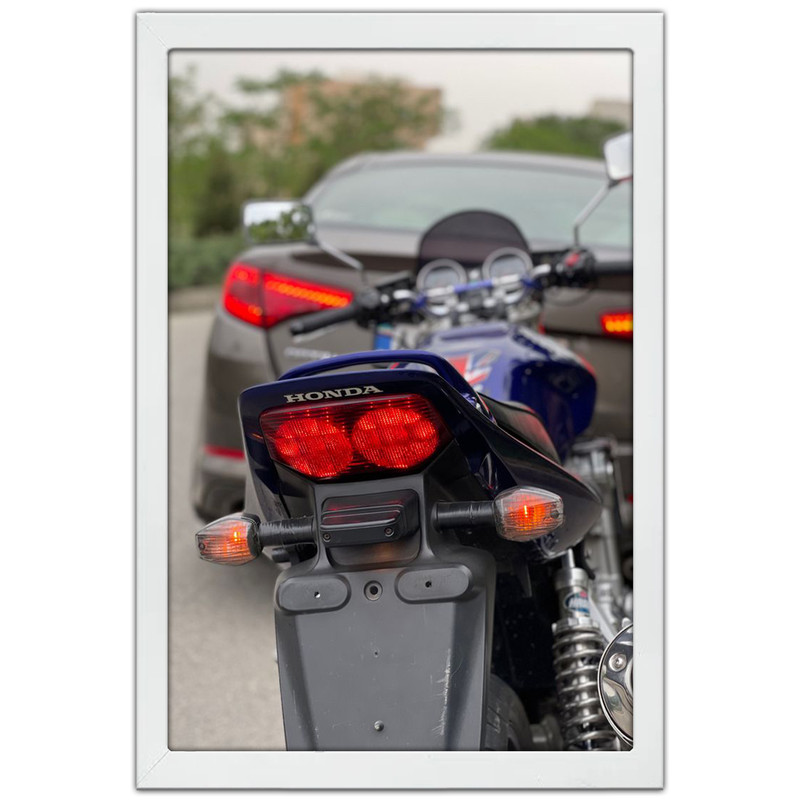 تابلو بکلیت طرح موتور سنگین هوندا سی بی HONDA CB1300 مدل W-po1982 فریم سفید