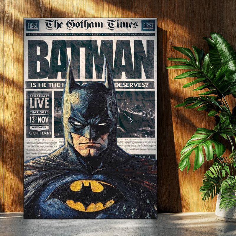 تابلو شاسی بکلیت طرح بتمن Batman مدل T-po1607
