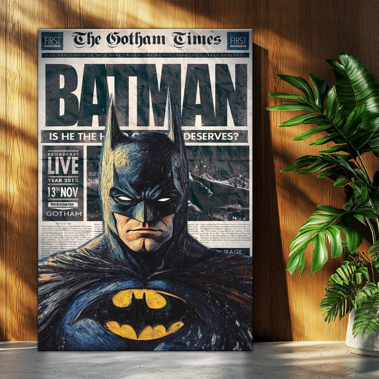 تابلو شاسی بکلیت طرح بتمن Batman مدل T-po1607