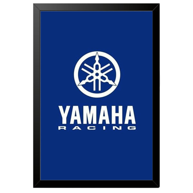 تابلو بکلیت طرح لوگو یاماها YAMAHA مدل B-po1901 فریم مشکی