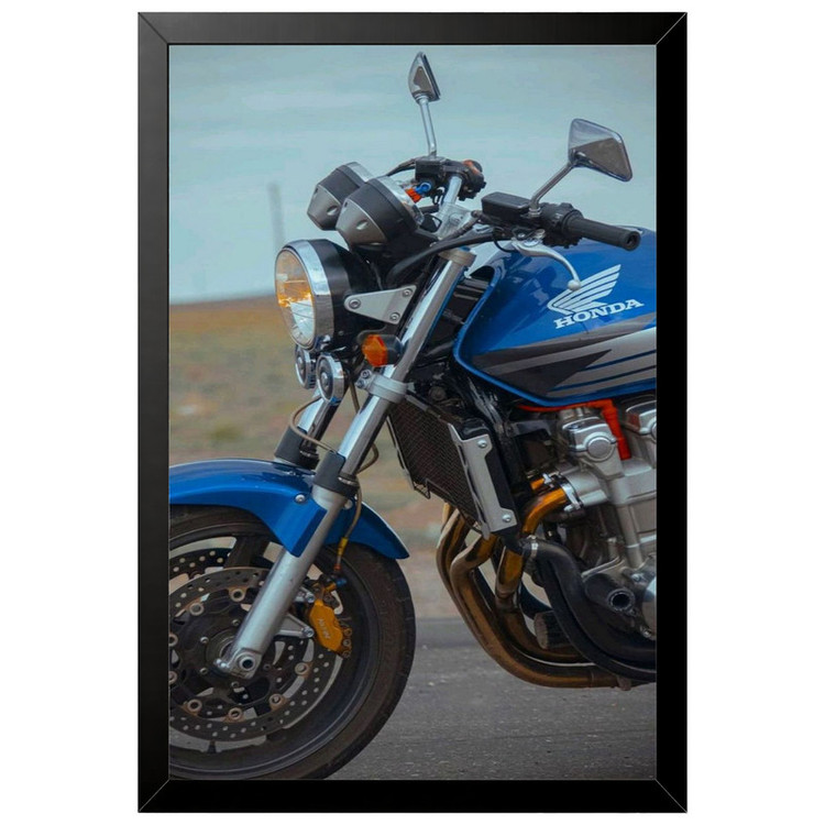تابلو بکلیت طرح موتور سنگین هوندا HONDA CB1300 مدل B-po2223 فریم مشکی