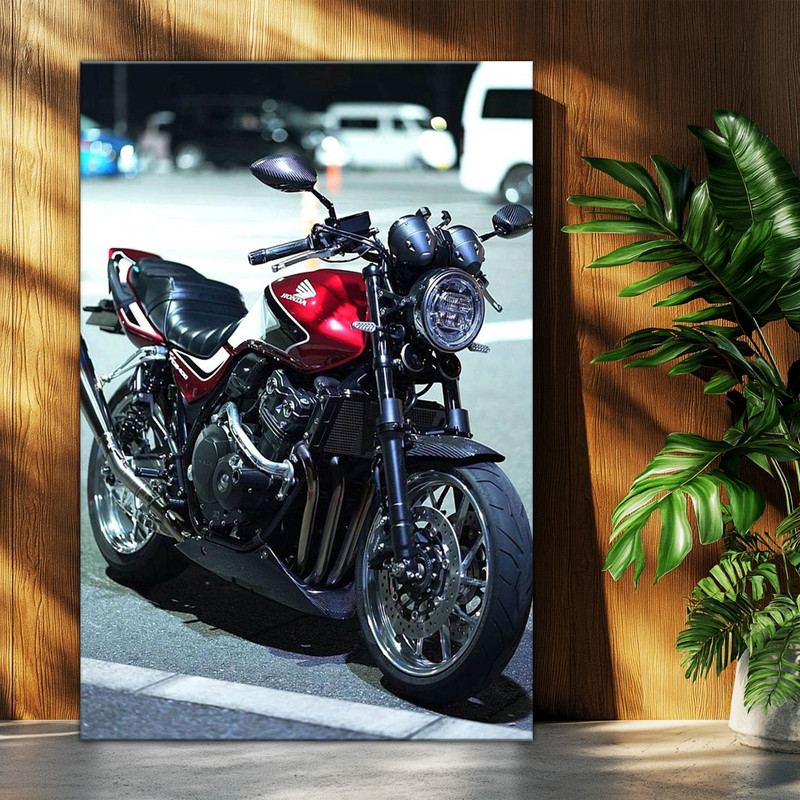 تابلو شاسی بکلیت طرح موتور سنگین هوندا HONDA CB400 مدل T-po1592