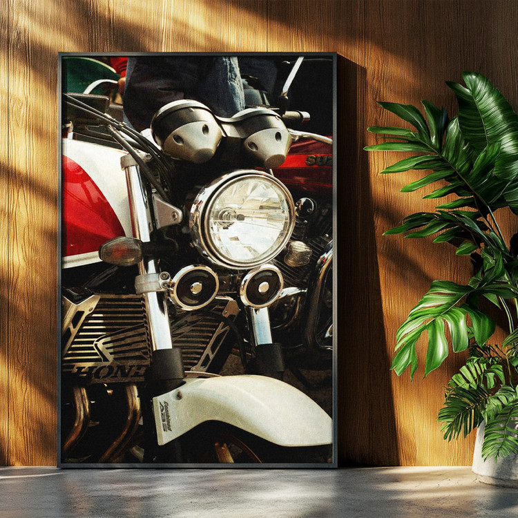 تابلو بکلیت طرح موتور سنگین هوندا HONDA CB1300 مدل b-po1584 فریم مشکی