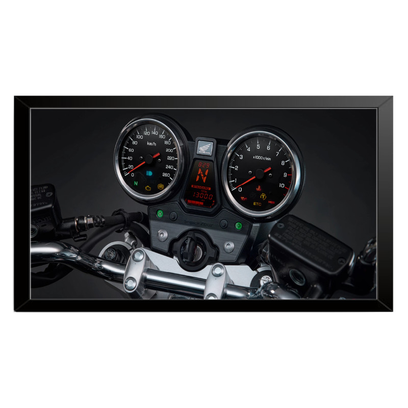 تابلو بکلیت طرح موتور سنگین HONDA CB1300 مدل b-po1532 فریم مشکی
