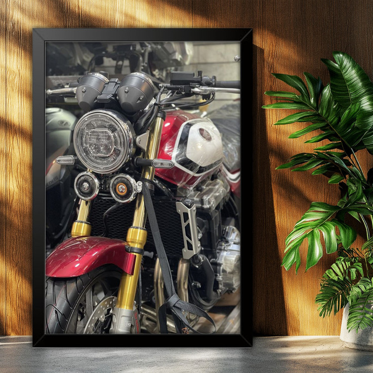 تابلو بکلیت طرح موتور سنگین هوندا HONDA CB1300 مدل B-po1979 فریم مشکی