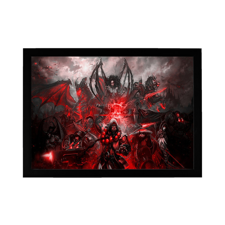 تابلو بکلیت طرح گیمینگ قهرمانان world of warcraft مدل p-b1433