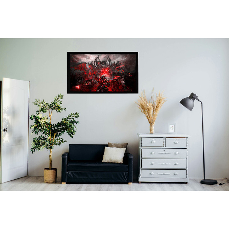 تابلو بکلیت طرح گیمینگ قهرمانان world of warcraft مدل p-b1433