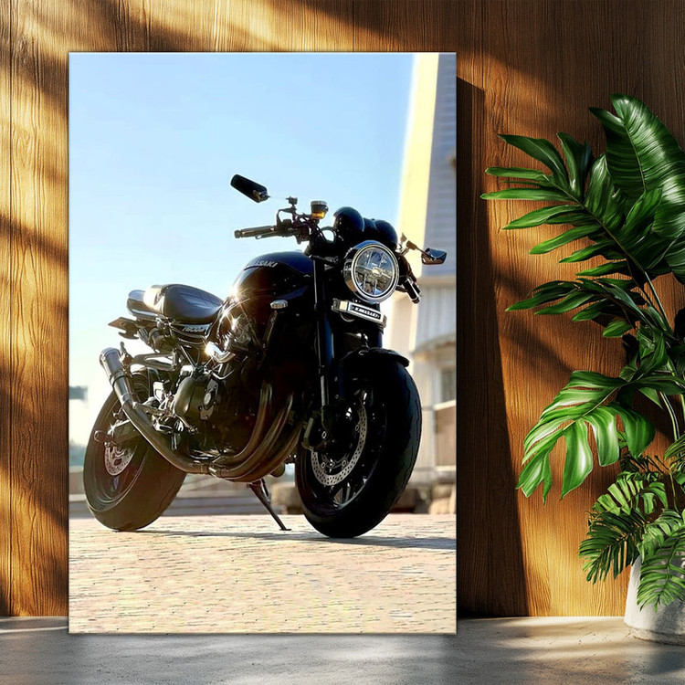 تابلو شاسی بکلیت طرح موتور سنگین کاوازاکی Kawasaki Z900 مدل T-po1589