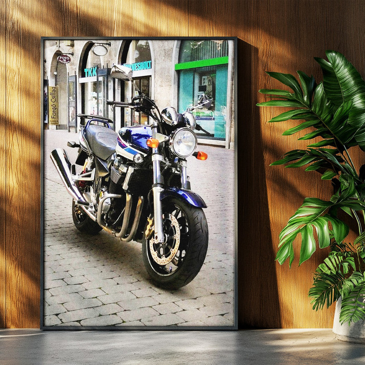 تابلو بکلیت طرح موتور سنگین هوندا HONDA CB1300 مدل b-po1588 فریم مشکی
