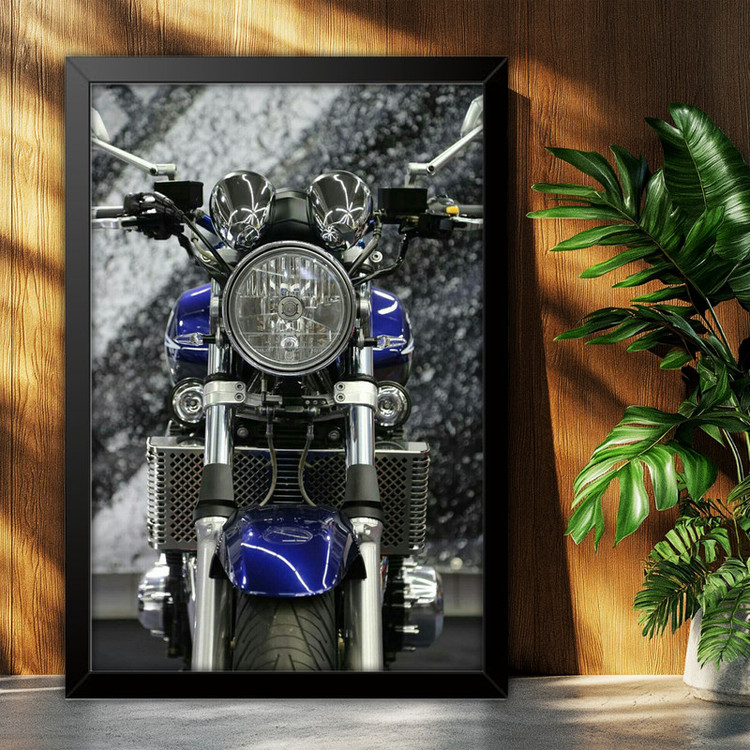 تابلو بکلیت طرح موتور سنگین سوزوکی Suzuki GSX1400 مدل B-po1961 فریم مشکی