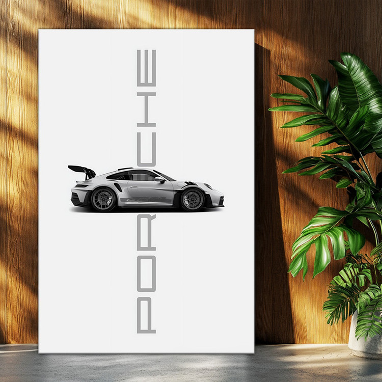 تابلو شاسی بکلیت طرح ماشین و خودرو پورشه PORSCHE 911 GT3 RS مدل T-po1725