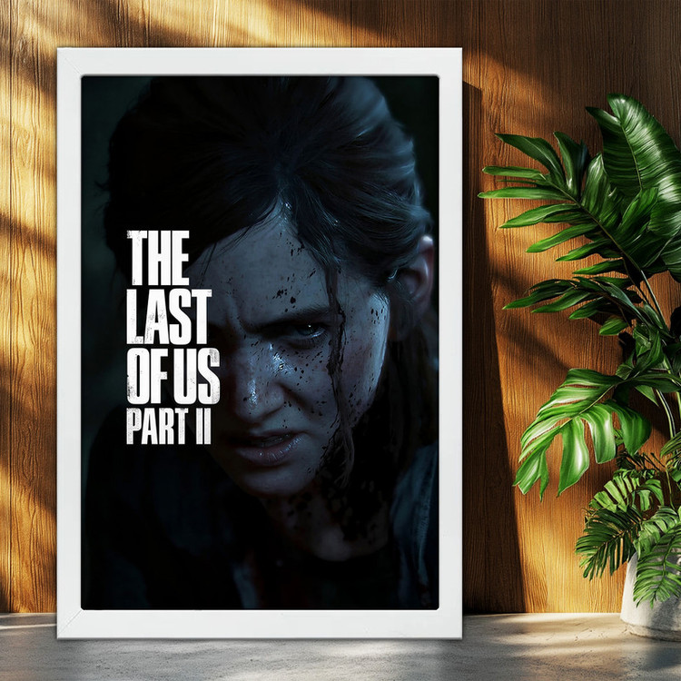 تابلو بکلیت طرح گیمینگ لست اف اس The last of us 2 مدل W-po2064 فریم سفید