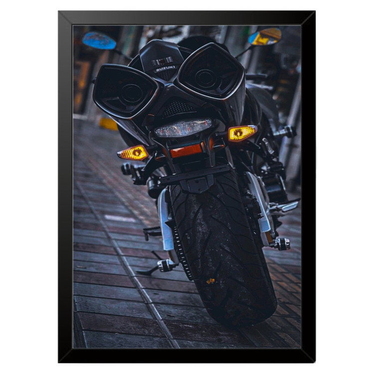 تابلو بکلیت طرح موتور سنگین سوزوکی SUZUKI B-KING 1400 مدل b-po1611 فریم مشکی