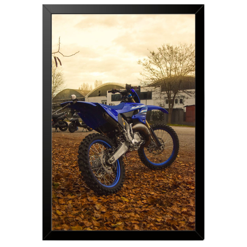 تابلو بکلیت طرح موتور یاماها YAMAHA YZ125 مدل B-po1915 فریم مشکی