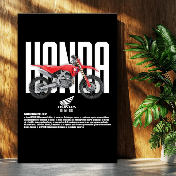 تابلو شاسی بکلیت طرح موتور هوندا HONDA CRF250R مدل T-po1704