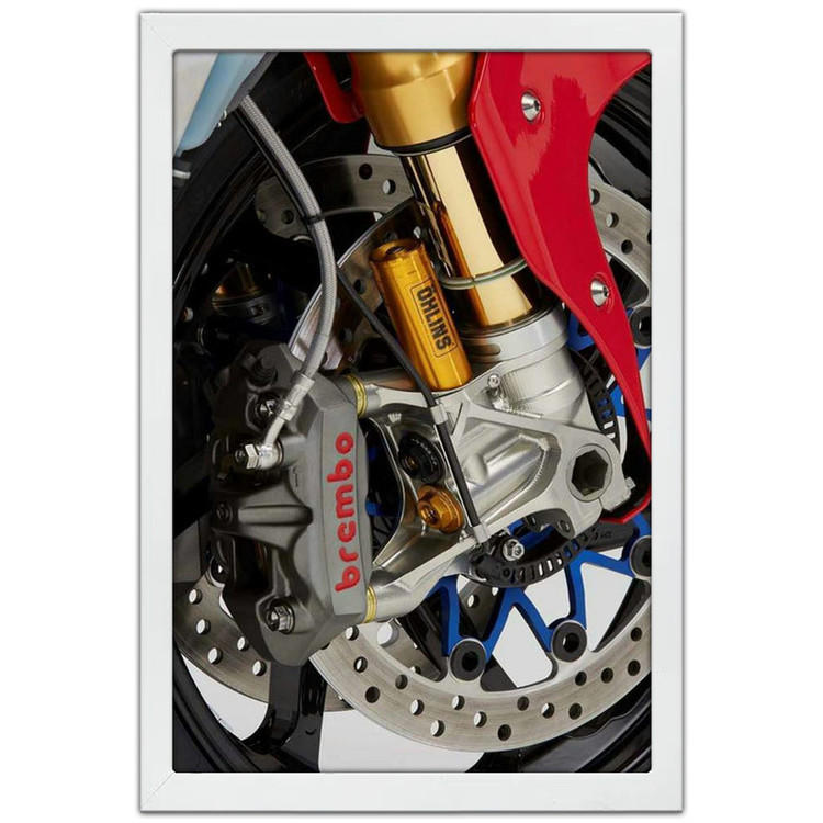 تابلو بکلیت طرح موتور سنگین هوندا HONDA RC213V-S مدل W-po1965 فریم سفید