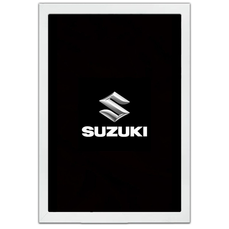 تابلو بکلیت طرح لوگو سوزوکی SUZUKI مدل W-po1600 فریم سفید