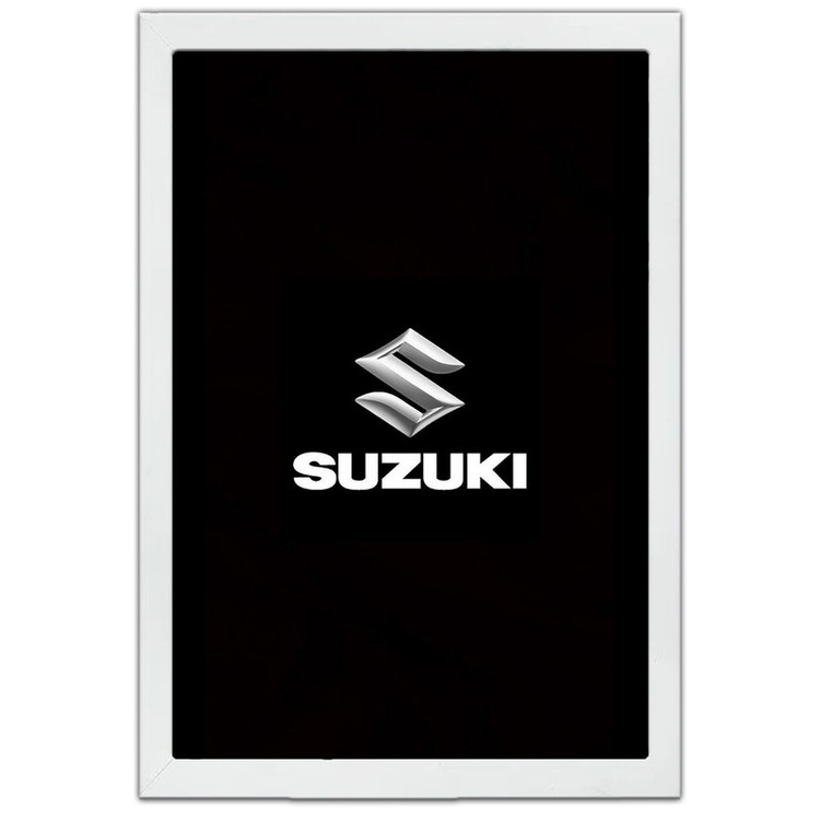 تابلو بکلیت طرح لوگو سوزوکی SUZUKI مدل W-po1600 فریم سفید