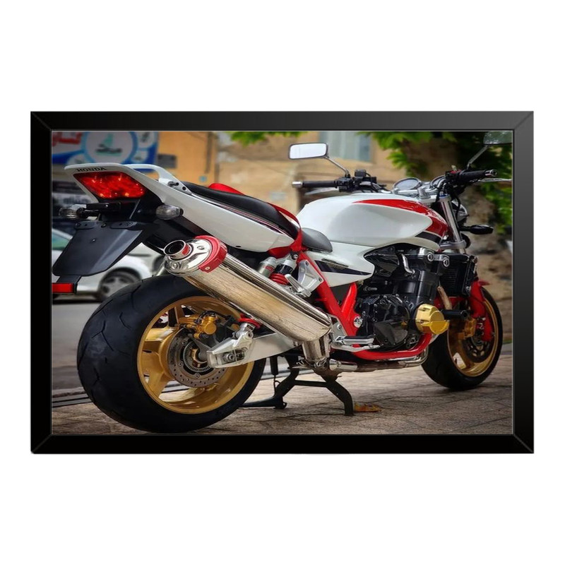 تابلو بکلیت طرح موتور سنگین هوندا HONDA CB1300 مدل b-po1583 فریم مشکی