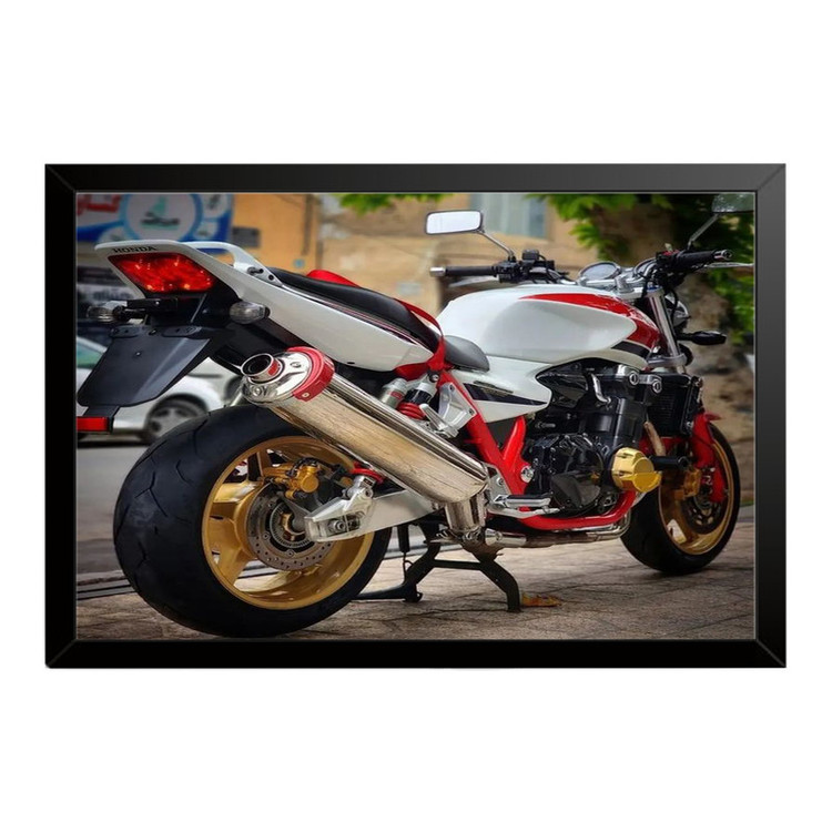 تابلو بکلیت طرح موتور سنگین هوندا HONDA CB1300 مدل b-po1583 فریم مشکی
