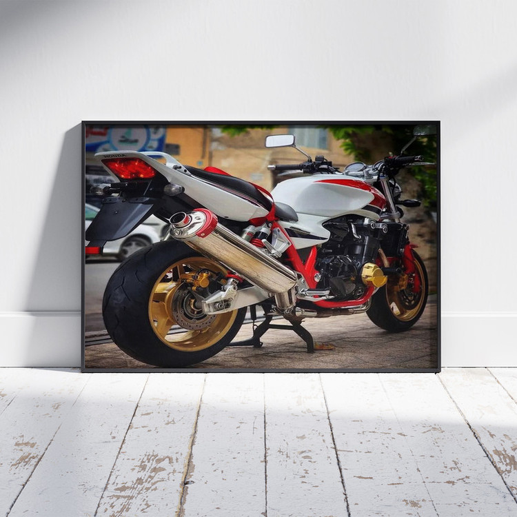 تابلو بکلیت طرح موتور سنگین هوندا HONDA CB1300 مدل b-po1583 فریم مشکی