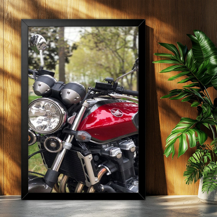 تابلو بکلیت طرح موتور سنگین هوندا HONDA CB1300 مدل B-po2280 فریم مشکی