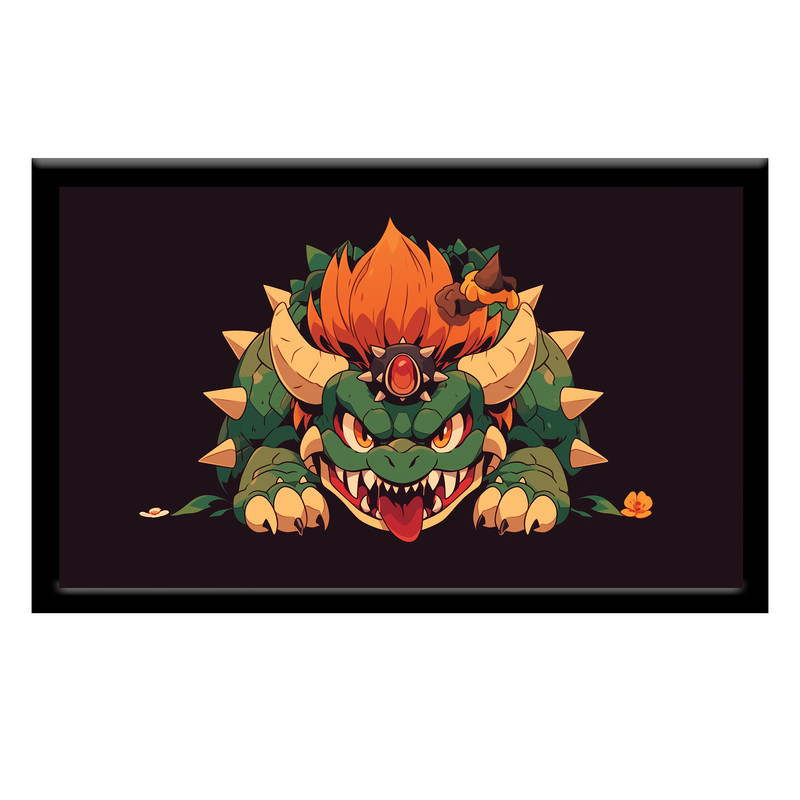 تابلو بکلیت طرح گیمینگ Super Mario Bowser مدل b1475