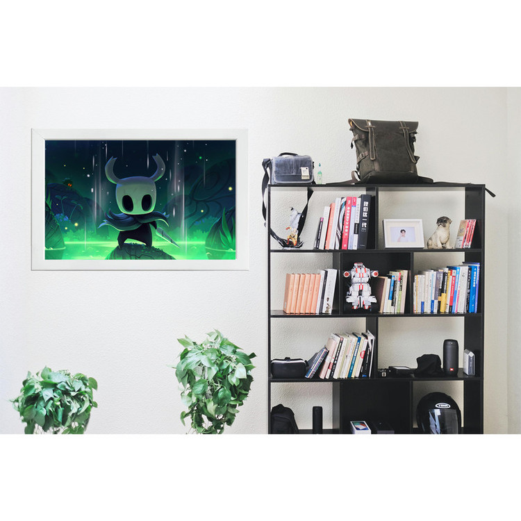 تابلو بکلیت طرح گیمینگ hollow knight مدل W-po1436 فریم سفید