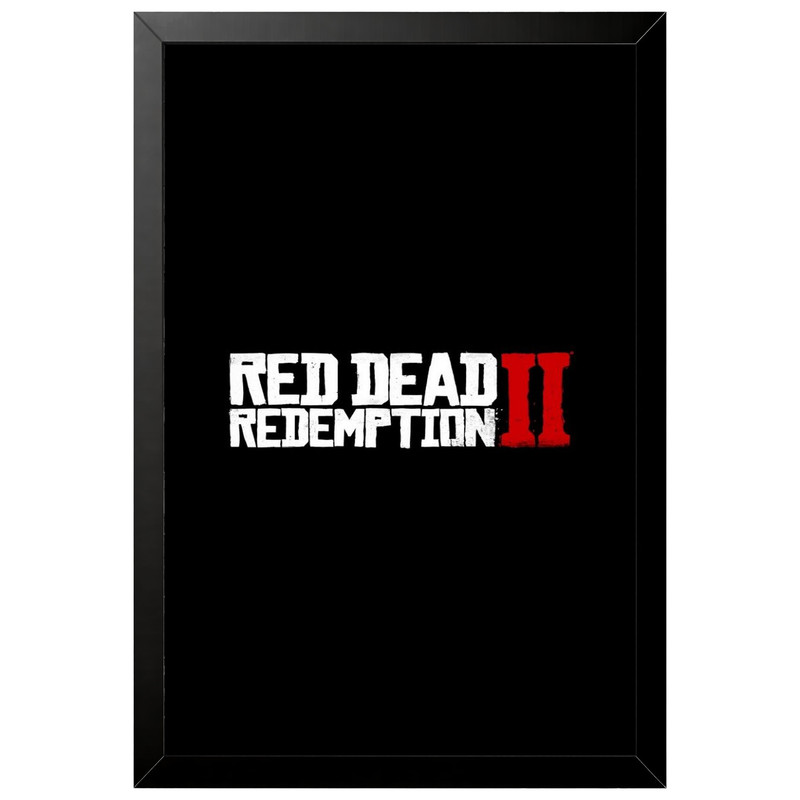 تابلو بکلیت طرح گیمینگ ردد red dead redemption 2 مدل B-po2289 فریم مشکی