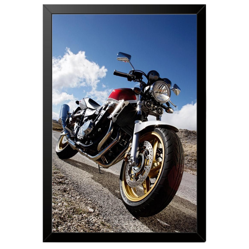 تابلو بکلیت طرح موتور سنگین هوندا HONDA CB1300 مدل B-po1957 فریم مشکی