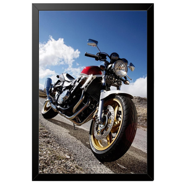تابلو بکلیت طرح موتور سنگین هوندا HONDA CB1300 مدل B-po1957 فریم مشکی