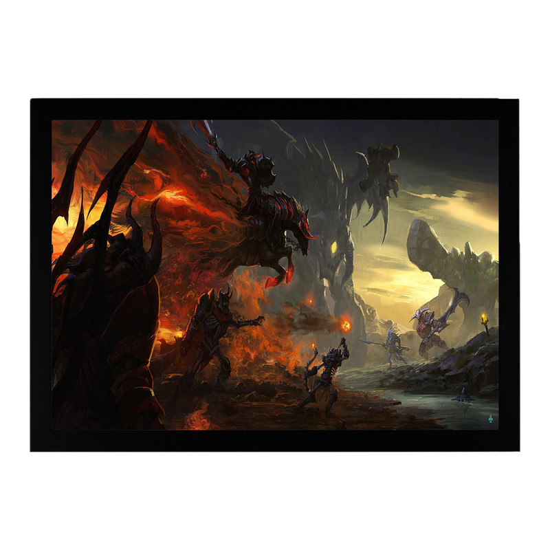 تابلو بکلیت طرح گیمینگ  dota2 مدل p-b1446
