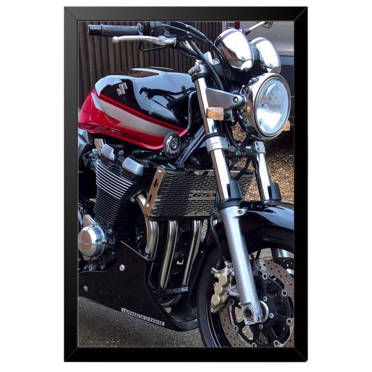تابلو بکلیت طرح موتور سنگین سوزوکی Suzuki GSX1400 مدل B-po1959 فریم مشکی