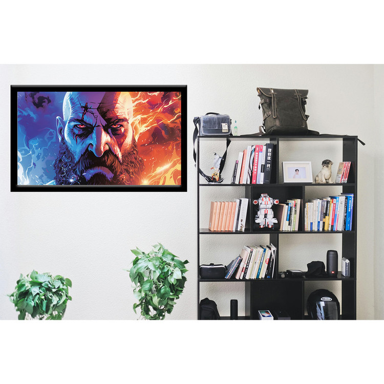 تابلو بکلیت طرح گیمینگ God of War Kratos مدل b1476