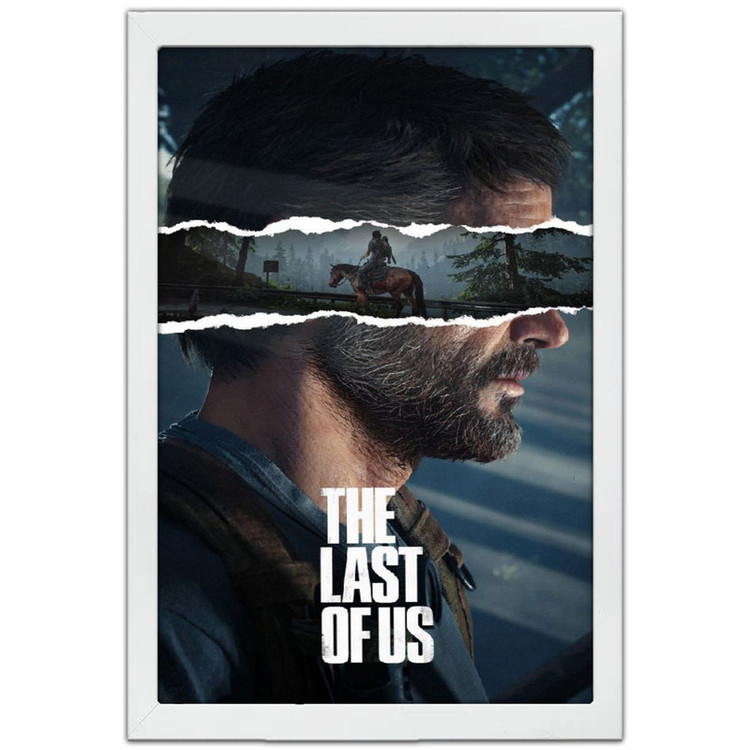 تابلو بکلیت طرح گیمینگ The Last of Us مدل W-po1623 فریم سفید