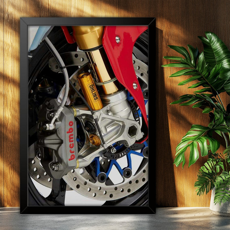 تابلو بکلیت طرح موتور سنگین هوندا HONDA RC213V-S مدل B-po1965 فریم مشکی